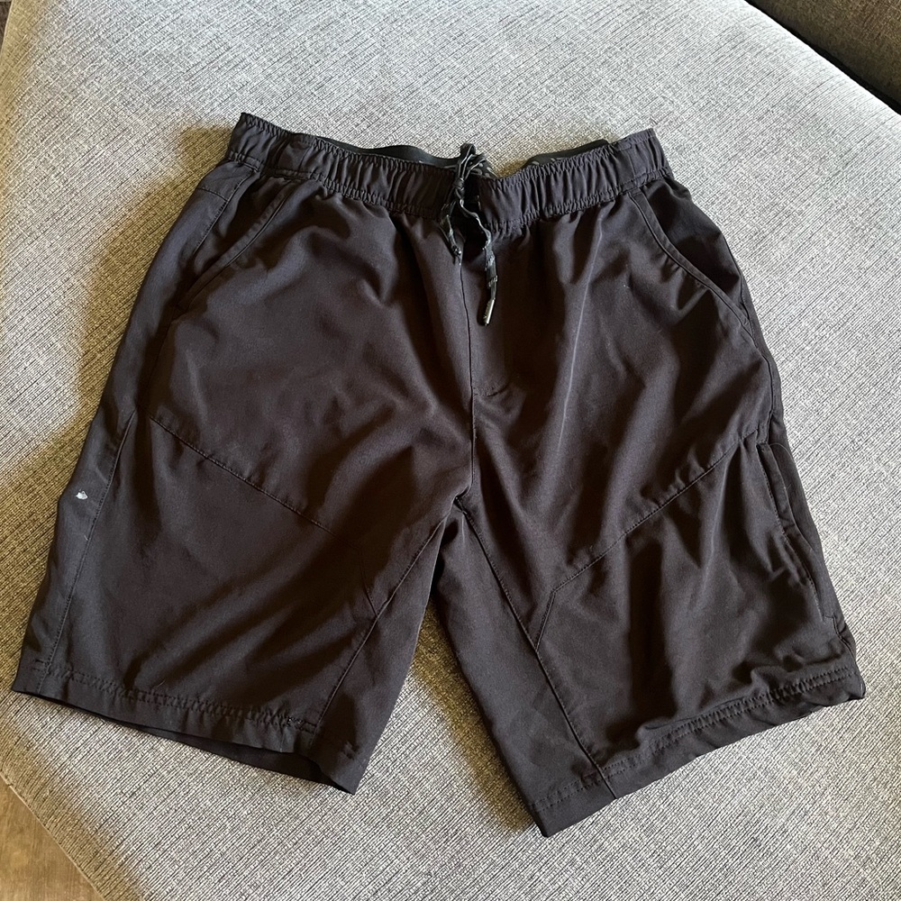 Men’s black athletic shorts